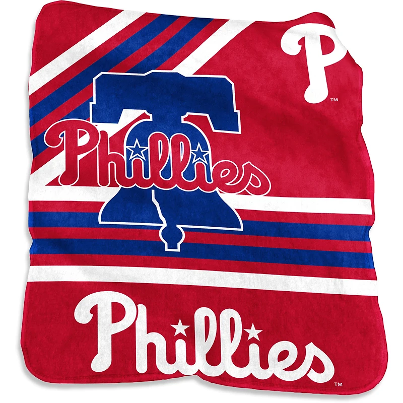 Phillies de Philadelphie Couverture Raschel en peluche 50 po x 60 po