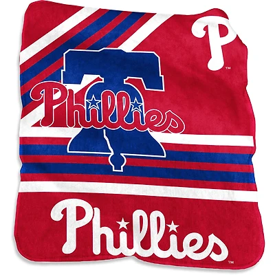 Phillies de Philadelphie Couverture Raschel en peluche 50 po x 60 po