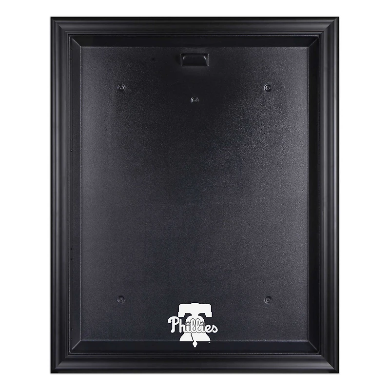 Vitrine de présentation encadrée noire avec logo des maillots des Philadelphia Phillies 2019