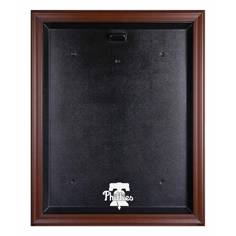 Philadelphia Phillies Brown Framed 2019 Logo Jersey Display Case