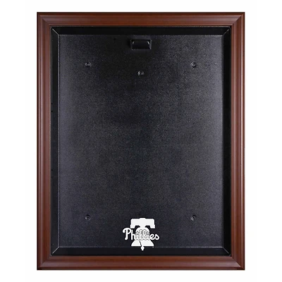 Philadelphia Phillies Brown Framed 2019 Logo Jersey Display Case
