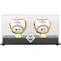 Vitrine de présentation du double logo de baseball des Philadelphia Phillies Gold Glove