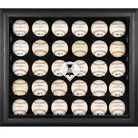Vitrine de présentation encadrée noire pour 30 balles avec logo des Philadelphia Phillies
