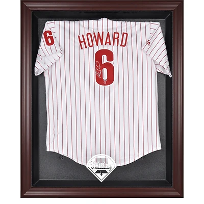 Philadelphia Phillies Mahogany Framed Logo Jersey Display Case