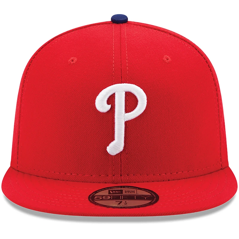 Philadelphia Phillies New Era Youth Game Authentic Collection On-Field 59FIFTY - Casquette ajustée Rouge