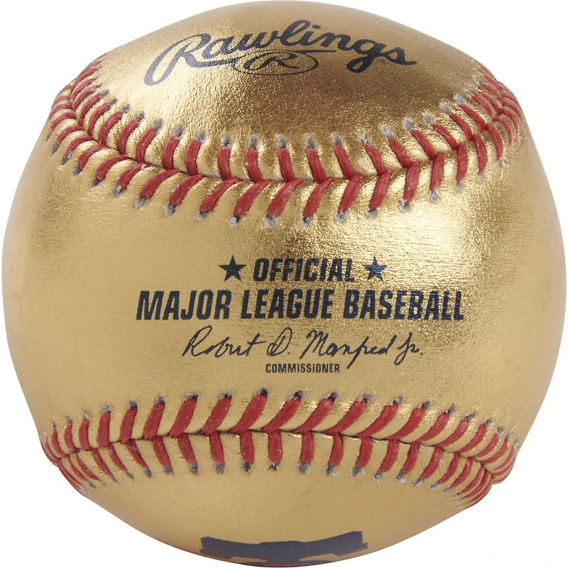 Baseball en cuir doré Rawlings des Phillies de Philadelphie