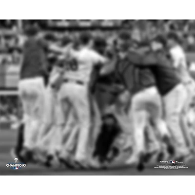 Photographie non signée des champions de la Ligue nationale 2022 Phillies Philadelphie