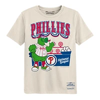 Preschool Mitchell & Ness  Cream Philadelphia Phillies Step Back Up T-Shirt
