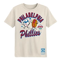 Preschool Mitchell & Ness  Natural Philadelphia Phillies Snack T-Shirt