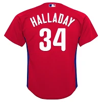 Preschool Mitchell & Ness Roy Halladay Red Philadelphia Phillies Cooperstown Collection Mesh Batting Practice Jersey