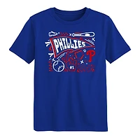 T-shirt amusant pour enfants d'âge préscolaire Royal Philadelphia Phillies Ball Park