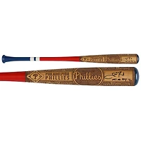Bâton autographié par Scott Rolen des Phillies de Philadelphie, série Pillbox Bat Company Mural, avec inscription « Recrue de l'année 1997 de la Ligue nationale » - Édition limitée à 5 exemplaires