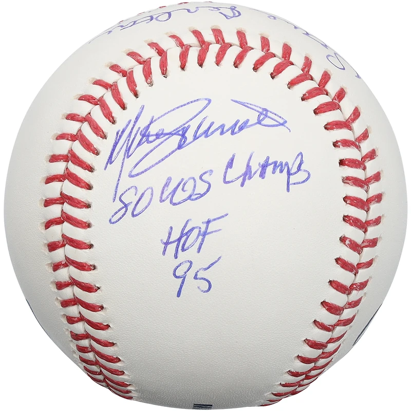 Steve Carlton & Mike Schmidt Philadelphia Phillies Autographed Baseball with Multiple Inscriptions