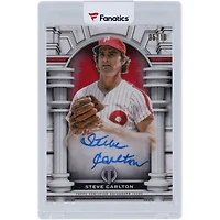 Carte autographiée de Steve Carlton (Phillies de Philadelphie) Topps Tribute Red 2023 #OA-SC #5/10
