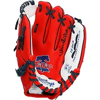 Gant Rawlings de collection de 10 pouces avec logo de l'équipe, autographié par Steve Carlton des Phillies de Philadelphie