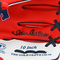 Gant Rawlings de collection de 10 pouces avec logo de l'équipe, autographié par Steve Carlton des Phillies de Philadelphie