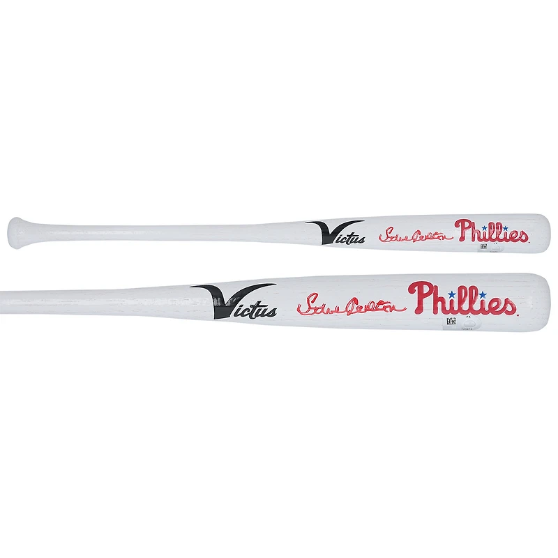 Steve Carlton Philadelphia Phillies Autographed Victus Team ID Mini Bat