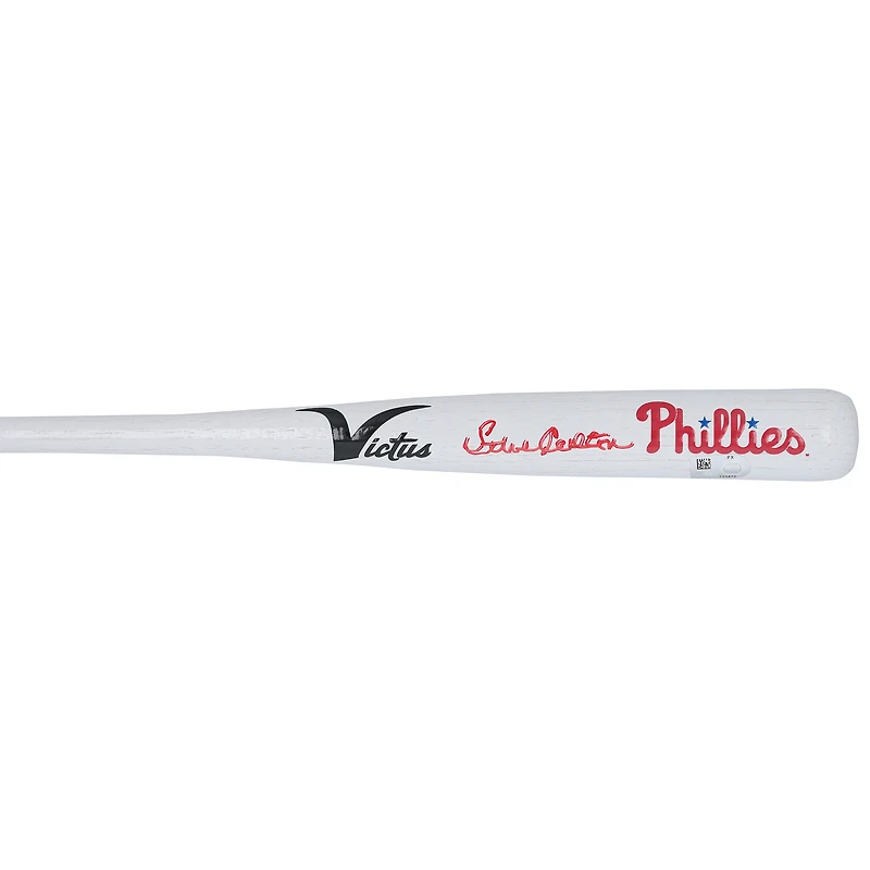 Mini-bâton d'identification de l'équipe Victus autographié par Steve Carlton des Phillies de Philadelphie