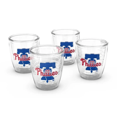 Tervis Phillies de Philadelphie, paquet de quatre, 12 oz. Ensemble de gobelets emblème