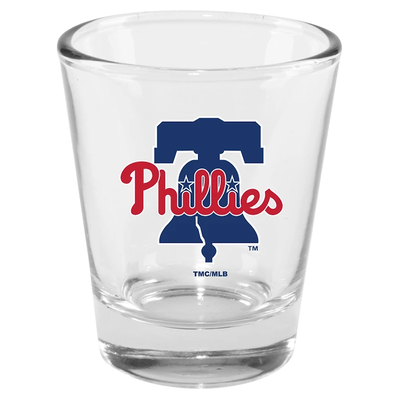 The Memory Company Phillies de Philadelphie, paquet de 4, 2 oz. Ensemble de verres à shot