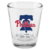 The Memory Company Phillies de Philadelphie, paquet de 4, 2 oz. Ensemble de verres à shot