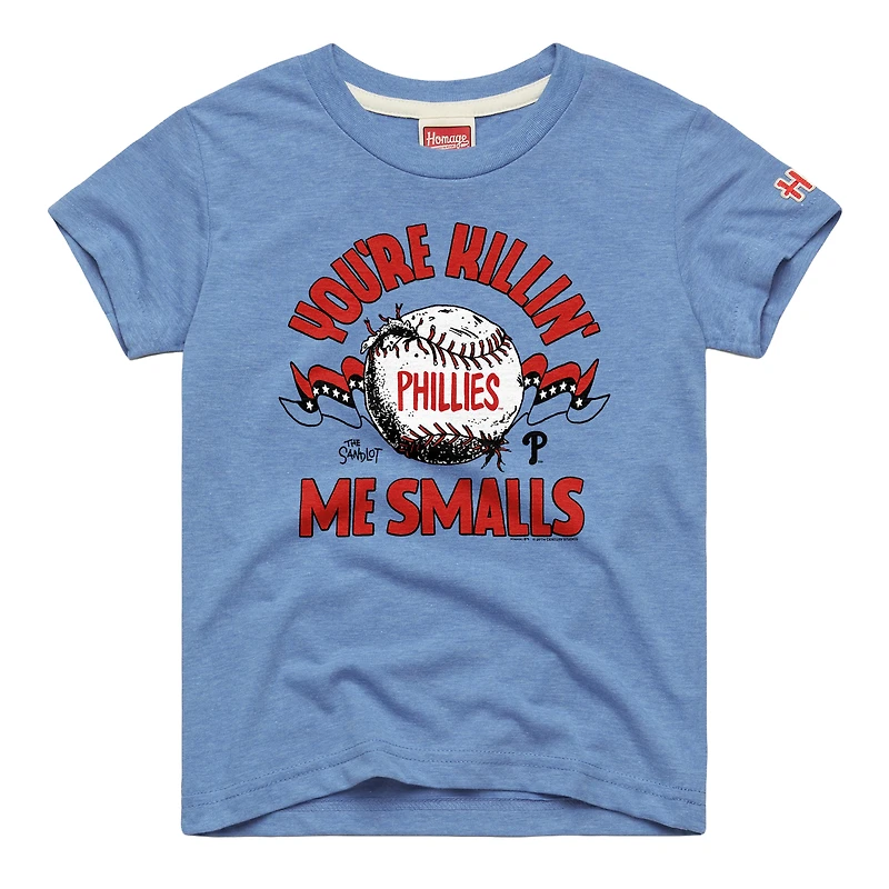 Toddler Homage Light Blue Philadelphia Phillies x The Sandlot Tri-Blend T-Shirt