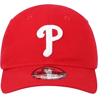 Casquette réglable New Era Philadelphia Phillies Team 9TWENTY rouge pour tout-petit