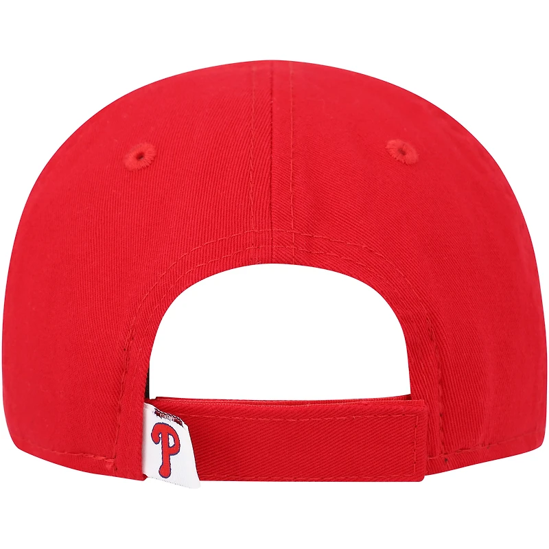 Casquette réglable New Era Philadelphia Phillies Team 9TWENTY rouge pour tout-petit