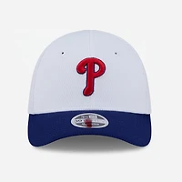 Toddler New Era  White Philadelphia Phillies Baseball 39THIRTY M-Crown Adjustable Hat