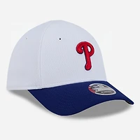 Toddler New Era  White Philadelphia Phillies Baseball 39THIRTY M-Crown Adjustable Hat