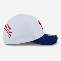 Toddler New Era  White Philadelphia Phillies Baseball 39THIRTY M-Crown Adjustable Hat