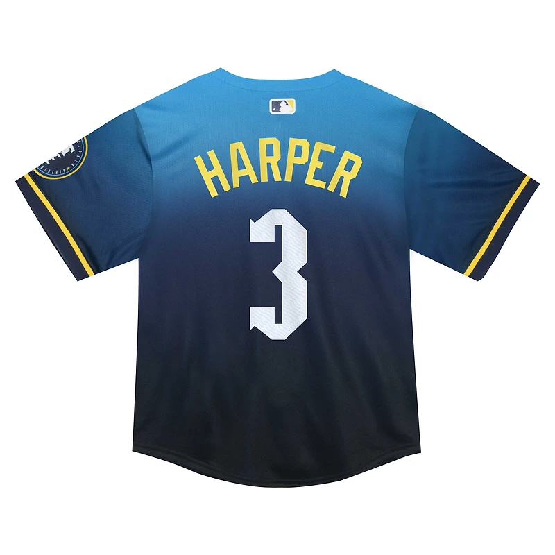 Toddler Nike Bryce Harper Blue Philadelphia Phillies 2024 City Connect Limited Player Jersey