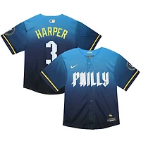 Toddler Nike Bryce Harper Blue Philadelphia Phillies 2024 City Connect Limited Player Jersey