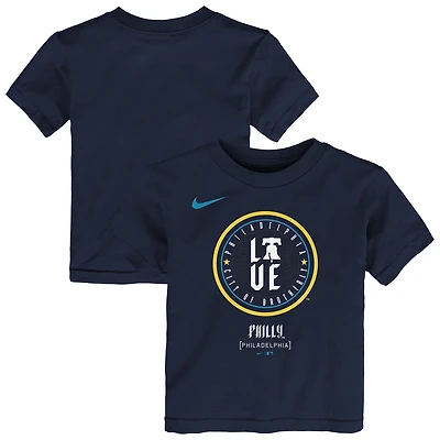T-shirt Nike bleu marine pour tout-petit avec logo Philadelphia Phillies City Connect