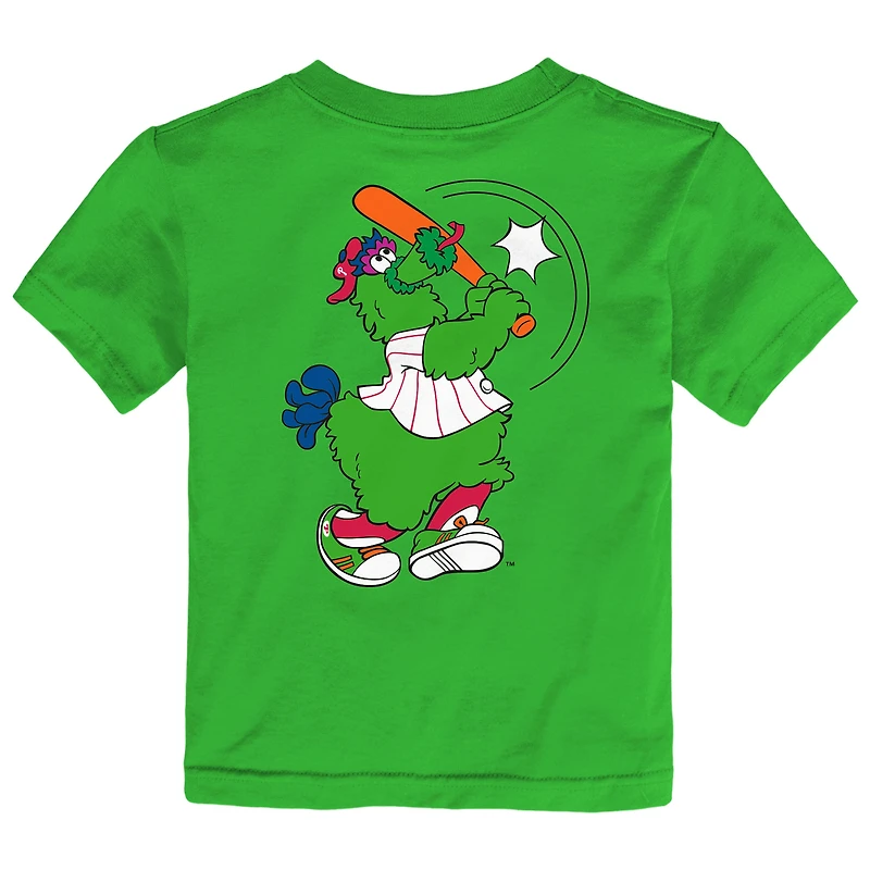 T-shirt Outerstuff vert Philadelphia Phillies Phanatic pour enfants