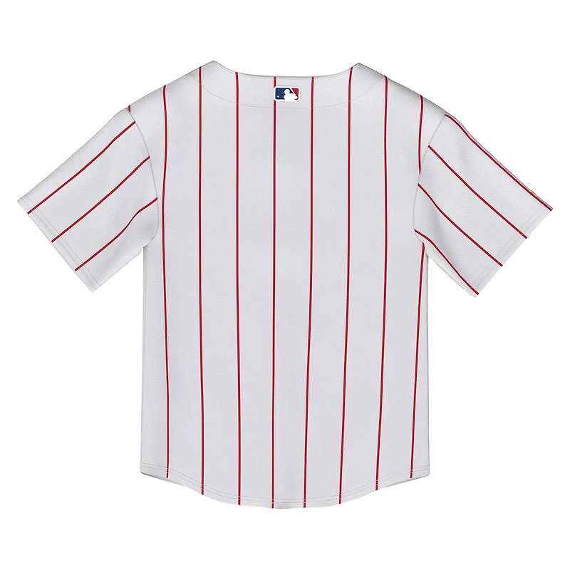 Maillot réplique à domicile blanc des Phillies de Philadelphie pour tout-petits