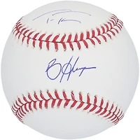Casquette de baseball autographiée par Trea Turner et Bryce Harper des Phillies de Philadelphie