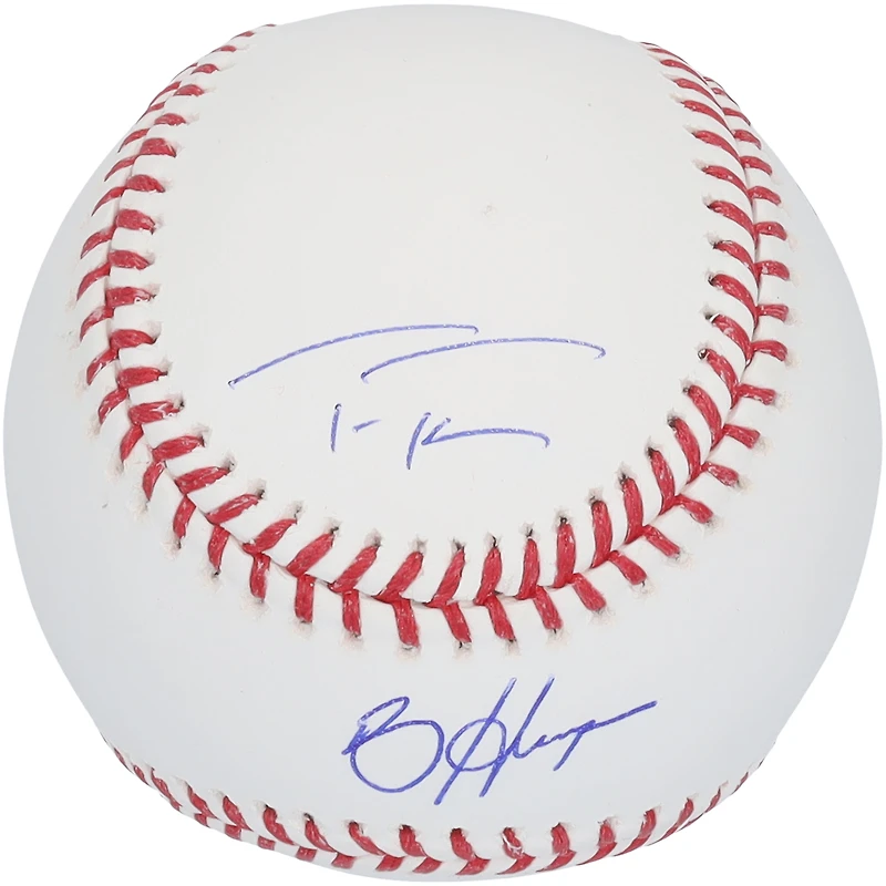 Casquette de baseball autographiée par Trea Turner et Bryce Harper des Phillies de Philadelphie