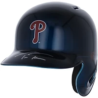 Trea Turner Philadelphia Phillies Autographed Alternate Chrome Rawlings Mini Batting Helmet - Fanatics Exclusive