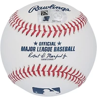 Baseball autographié par Trea Turner des Philadelphia Phillies avec l'inscription « Ring The Bell »