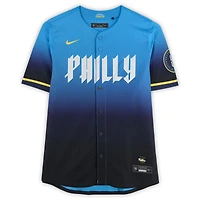 Trea Turner Philadelphia Phillies Autographed Blue Nike City Connect Limited Jersey with "Ring The Bell" Inscription