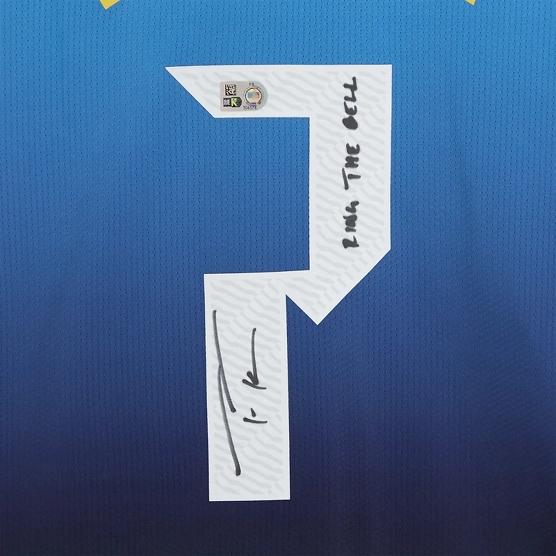 Trea Turner Philadelphia Phillies Autographed Blue Nike City Connect Limited Jersey with "Ring The Bell" Inscription
