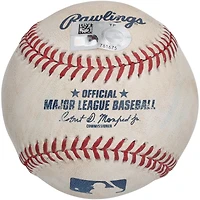 Balle de baseball dédicacée de Trea Turner, utilisée lors du match des Phillies de Philadelphie contre les Nationals de Washington, le 6 avril 2024 - Single