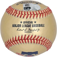 Trea Turner Philadelphia Phillies Autographed Gold Logo Baseball
