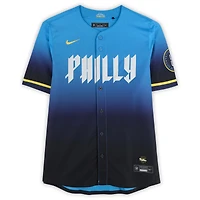 Trea Turner Philadelphia Phillies Autographed Light Blue City Connect Limited Jersey