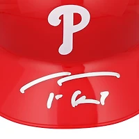 Casque de frappeur miniature autographié par Trea Turner des Phillies de Philadelphie