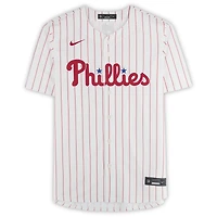 Trea Turner Philadelphia Phillies Autographed White Nike Limited Jersey with "Ring The Bell" Inscription