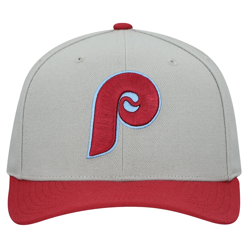 Casquette à pression Crown Snap Pro Coop Basic des Phillies MLB Mnc V100492, HP14806-PPHGREY #32