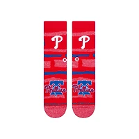 Chaussettes unisexes Stance Philadelphia Phillies Squeeze Tri-Blend Knit Crew