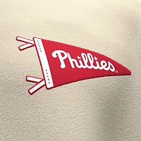 Unisex Fanatics  Tan Philadelphia Phillies Spirit Jersey Fleece Crewneck Pennant Sweatshirt
